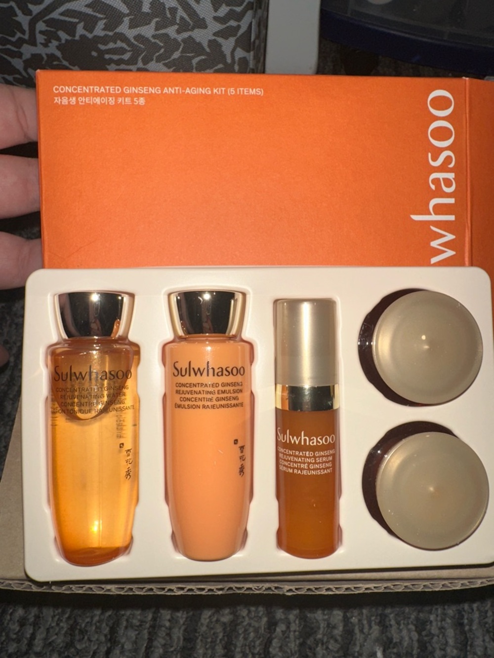Sulwhasoo Concentrated Ginseng Anti-Aging Skincare mini Set